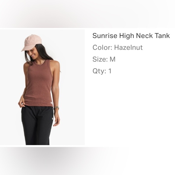 Vuori Sunrise High Neck Tank - Picture 5 of 5